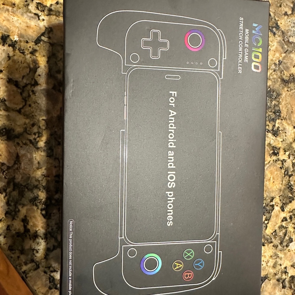 Mobile Gaming Controller for Android and iOS - Black